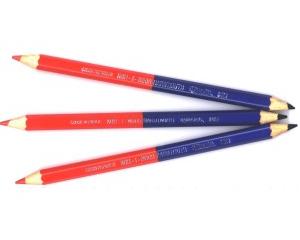 Z�mulis KOH-I-NOOR JUMBO divkr�su sarkans/zils (3423).